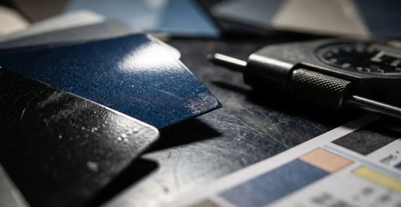 Gros plan sur documents d'expertise avec détails de véhicule
